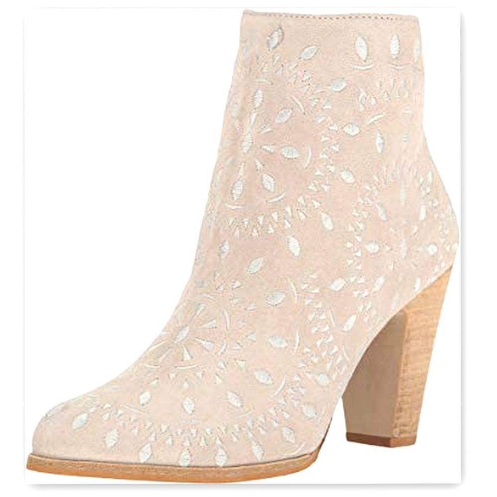Matisse Springfield Embroidered Suede Bootie